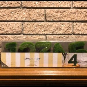 Moss Look Wedding Table Numbers